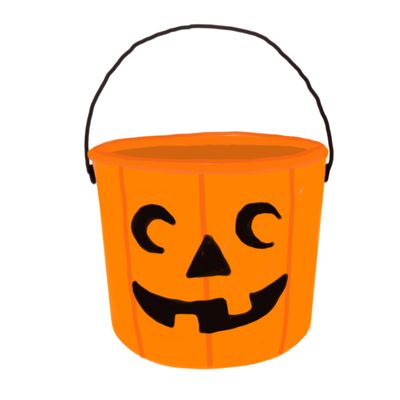 Halloween candy bucket