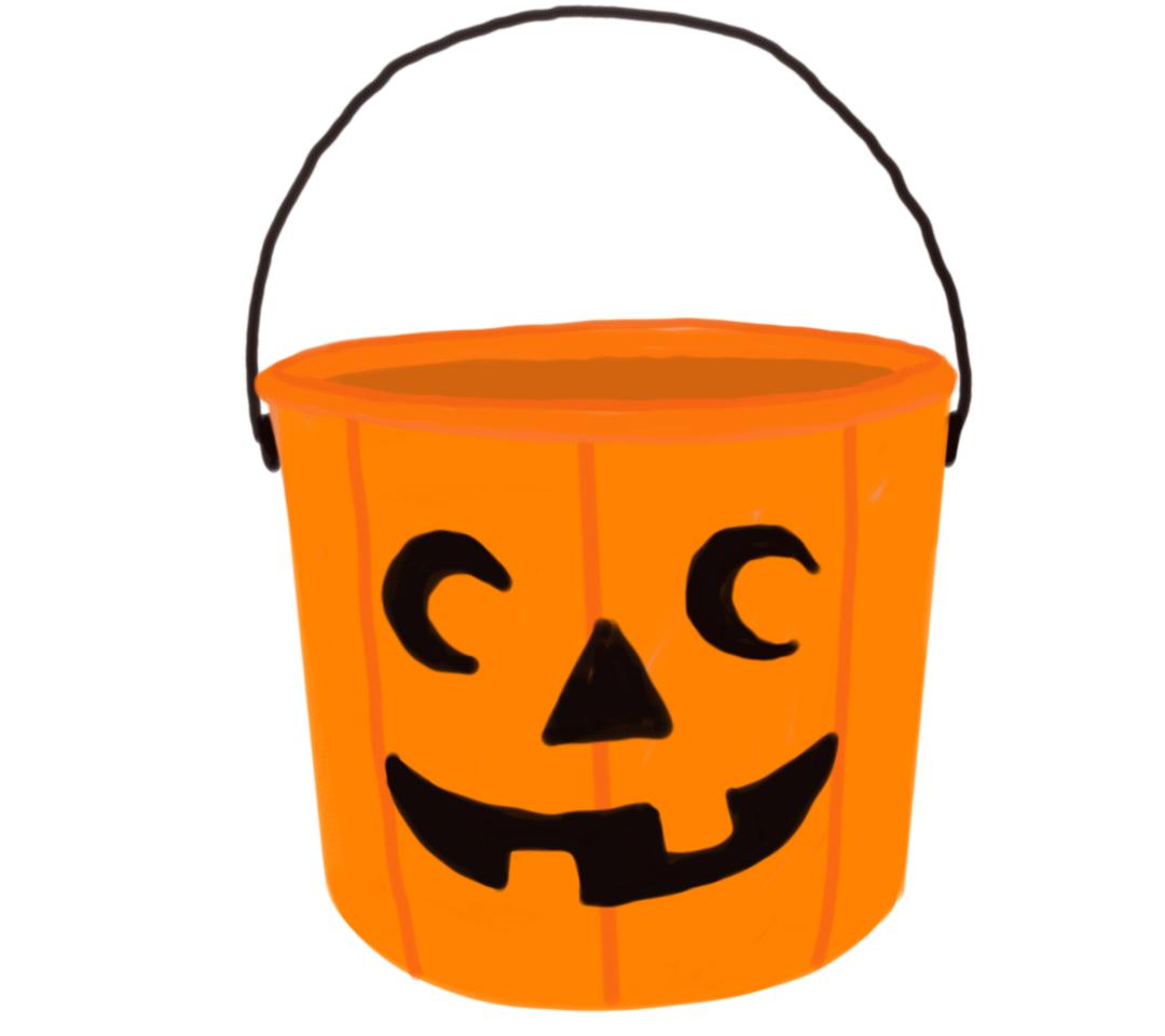 Halloween candy bucket