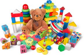 Assortment of children's toy