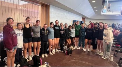 Girl’s team at Rowing Center Slam.