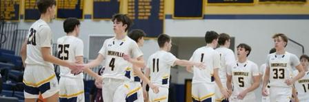 Boys Basketball Team competes Chesmont Conference.