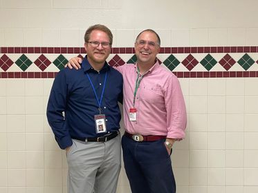 Mr. McWilliams (left) and Dr. Zumpetta (right)