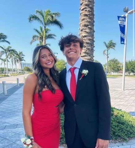 The admirable power couple, Amira and Matthew, shown happily together--or not?