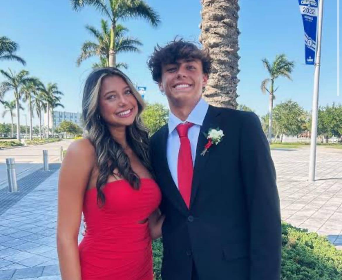 The admirable power couple, Amira and Matthew, shown happily together--or not?